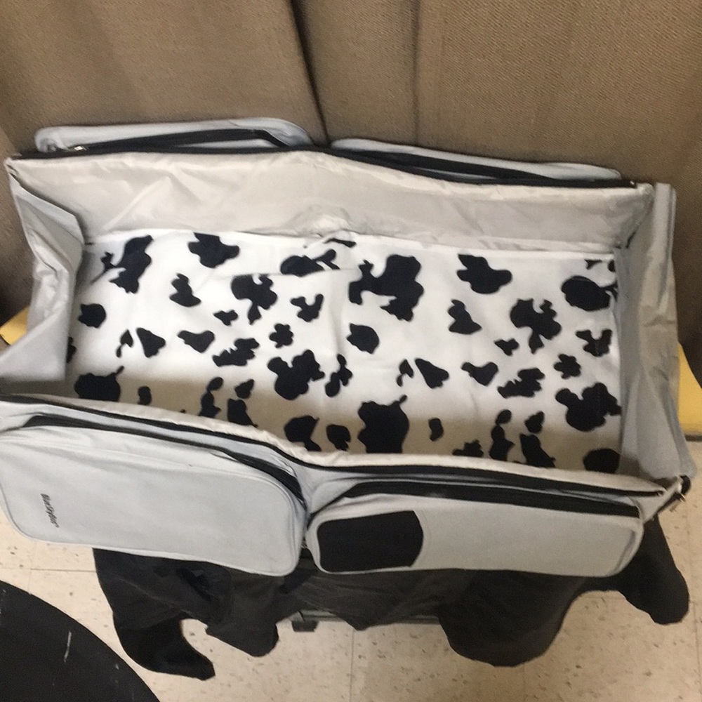 Changing station diaper bag